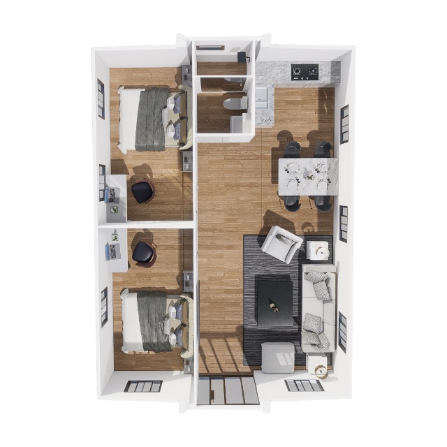 30FT -Expandable house-house-layout-2